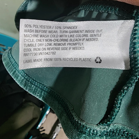 Cat and Jack Green Velour Jumper Skirtall Dress Size 2T - Picture 6 of 7